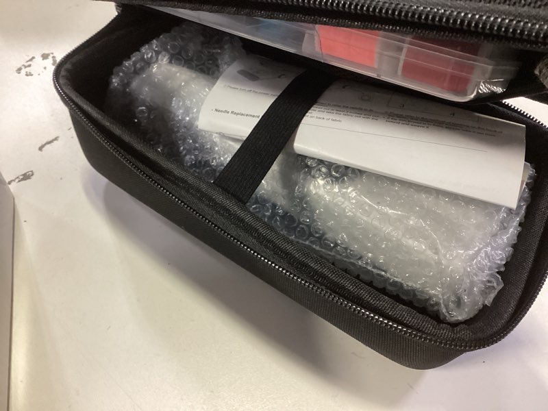 Condition photo showing Good Condition for Handheld Sewing Machine for Beginners - Portable Cordless Mini Sewing Machine, Complete Sewing Kit & Accessories - Easy Electric Stitching for Home, Travel & DIY Repairs, White