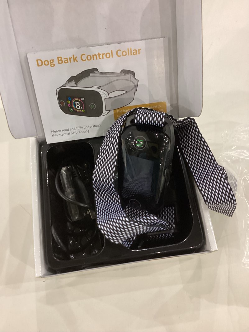 Honeynet Dog Bark Collar for Large Medium Small Dogs, Rechargeable Bark Collar, Anti Barking Trainin