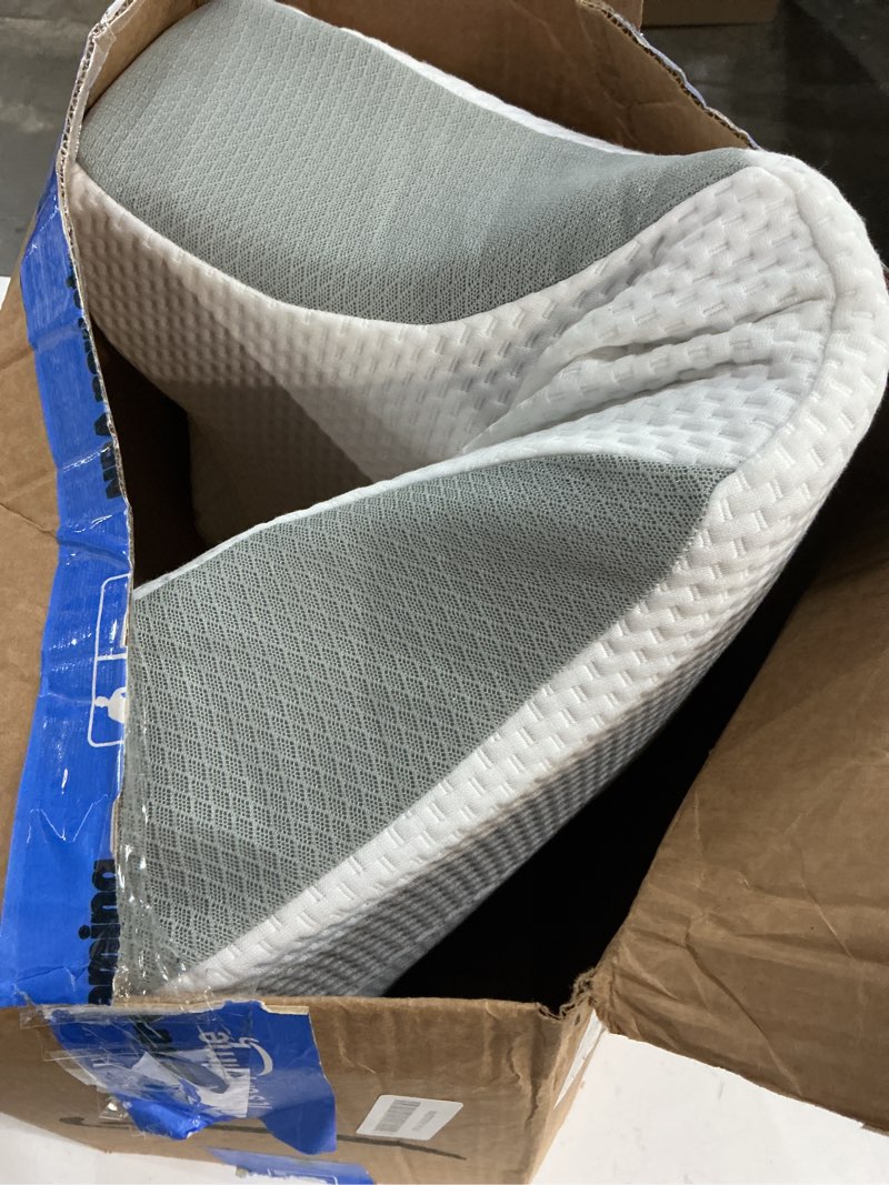Condition photo showing Good Condition for Anvo Cervical Pillow for Neck Pain Relief, Memory Foam Pillows for Neck and Shoulder Pain, Orthopedic Ergonomic Design for Sleeping, Suitable for Side Back and Stomach Sleeper, Cream Firm FIRM - Queen(25 x 15.8 x 5.1/4.7)Inch Close Cream