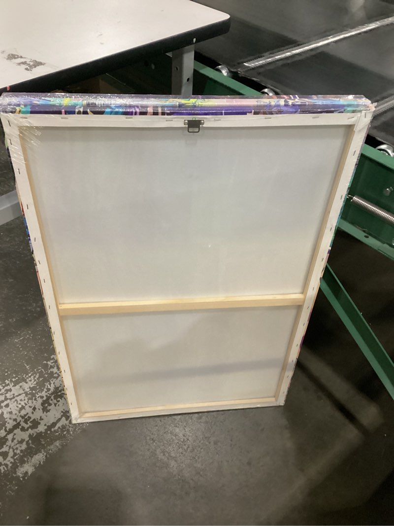 Condition photo showing New/Like New for MAMAGO 3 Pieces Graffiti Woman Wall Art Colorful Ballet Shoes Canvas Print Posters Abstract Street Pop Artwork for Bedroom Classroom Modern Wall Decor Framed Ready to Hang- 24"x36"x3pcs Style_32 24" x 36" x 3panels