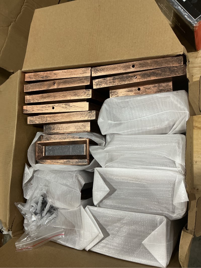Condition photo showing Good Condition for mlambert 4x4 solar post cap lights outdoor 8 pack, waterproof solar fence light for wooden/vinyl post, 2 color outside deck patio porch decor, brown brown 8 pack