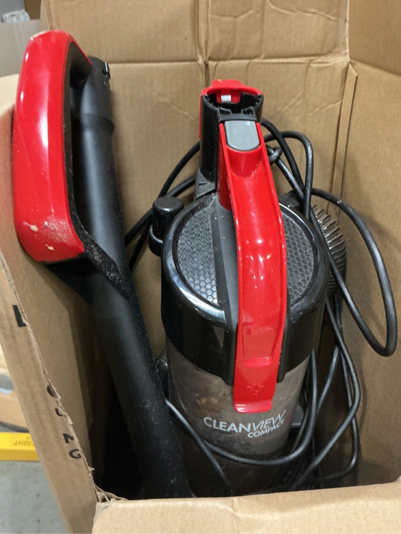 Condition photo showing New/Like New for BISSELL CleanView Compact Upright Vacuum, Fits in Dorm Rooms & Apartments, Lightweight with Powerful Suction and Removable Extension Wand, 3508
