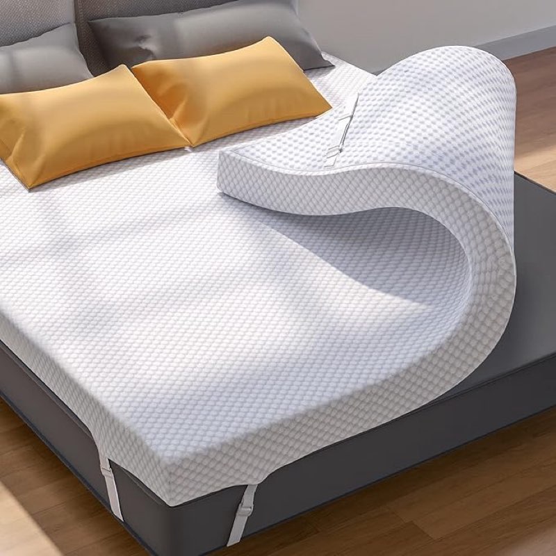 ( similar) Tempur-Pedic 3 Inch Gel Memory Foam Mattress Topper for Pressure Relief, Premium Soft Cooling Sleep, Non-Slip Design with Removable & Washable Cover, Queen 