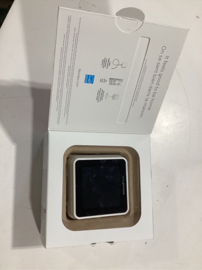 Condition photo showing Good Condition for honeywell home t5 smart with white bezel thermostat: 1-year warranty, plastic, 4.06" height, no battery required