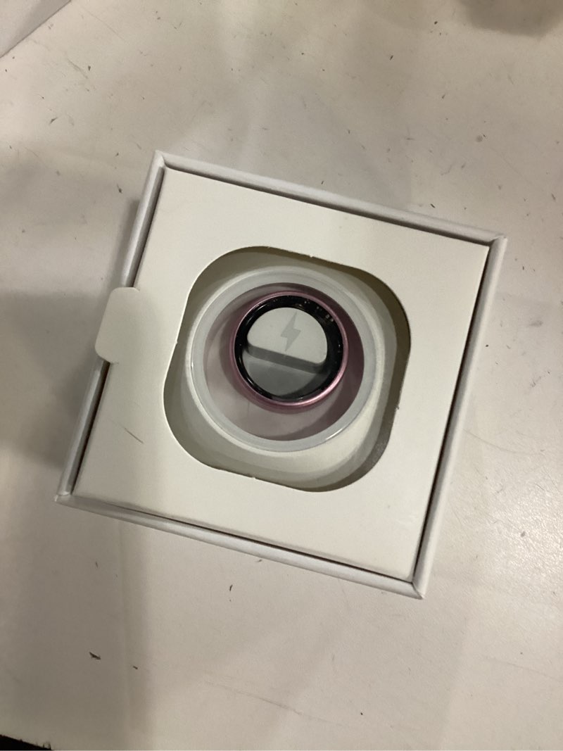 Condition photo showing New/Like New for smart ring for women & men, health tracker ring with heart rate, blood oxygen,blood pressure, ip68 waterproof fitness ring, sleep tracker for iphone and android, no app fee (lavender pink, 8#) lavender pink 8#