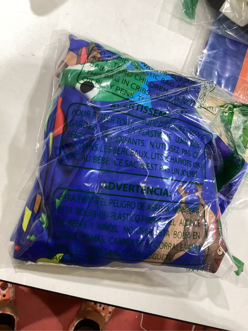 Condition photo showing Good Condition for Sensory Body Sock for Kids, Full Body Sock Wrap for Autistic Children to Relieve Stress, Relaxing Sensory Sack for Kids Sensory Processing Disorder for Kids 6-9 Dinosaur (Blue) Medium