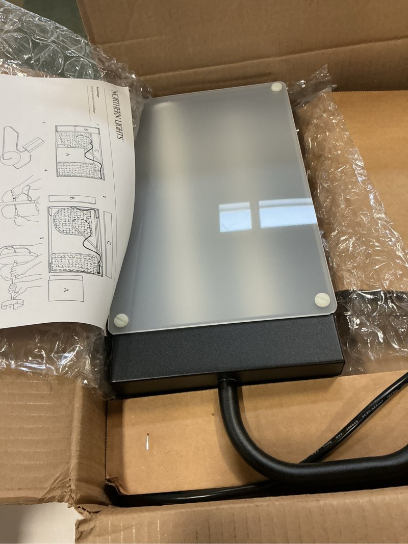 Condition photo showing Good Condition for Northern Light Technologies Flamingo 10,000 Lux Bright Light Therapy Floor Lamp, Black, 4 Foot