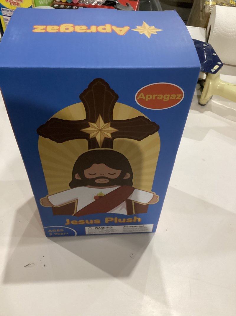 Condition photo showing Good Condition for Apragaz Jesus Plush with Breathing, Bible Songs & Gentle Glow–13? Jesus Toy with White Noise & Soothing Sleep Aid – Christian Gift for Kids & Adults, Church Sunday School Easter Christmas Baptism