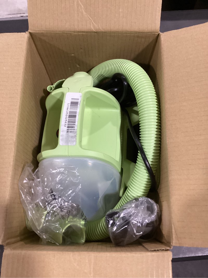 Condition photo showing Good Condition for bissell little green mini portable carpet and upholstery deep cleaner, car/auto detailer, with hydrorinse self-cleaning tool and 4" tough stain tool, tea green, 4075