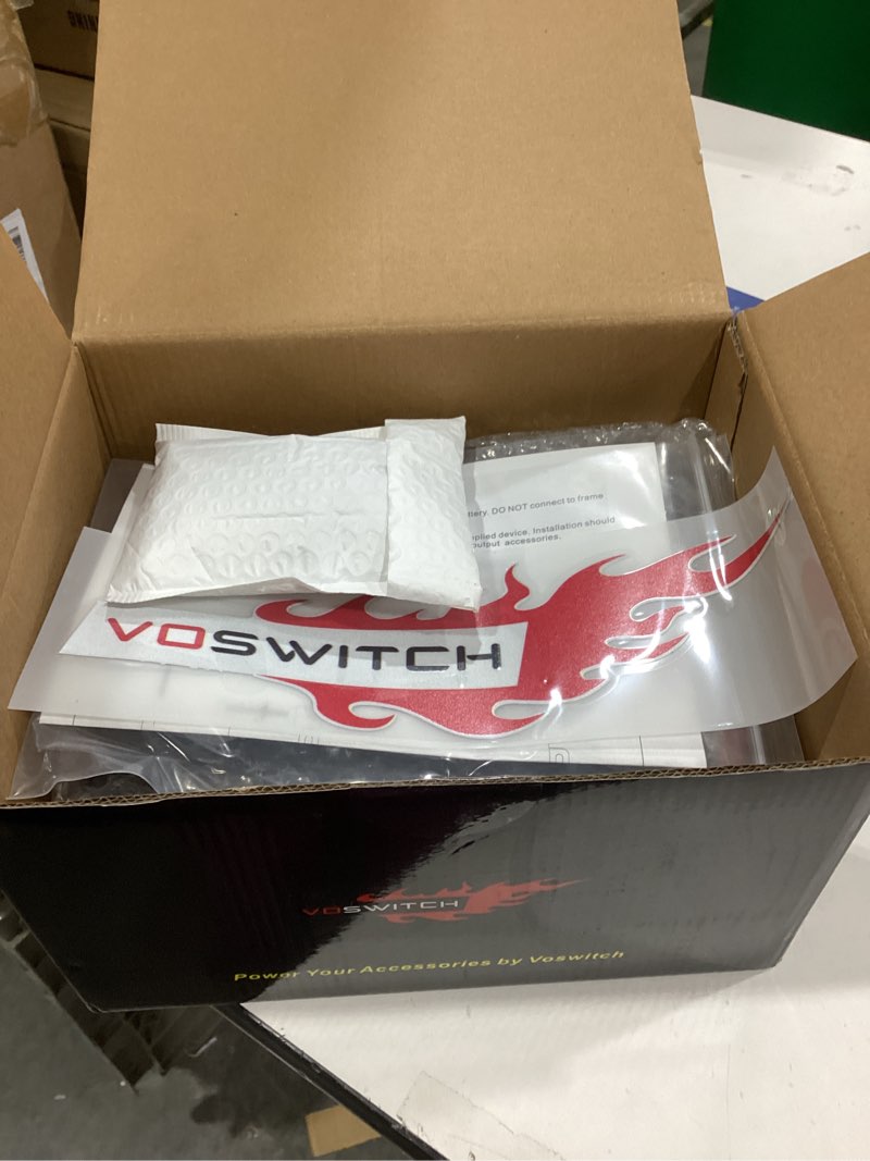 Condition photo showing New/Like New for Voswitch R400 Grab Handle AUX Switch Panel for Ram 2500 3500 2019-On, Black Finish, 4-Circuit OE Sty