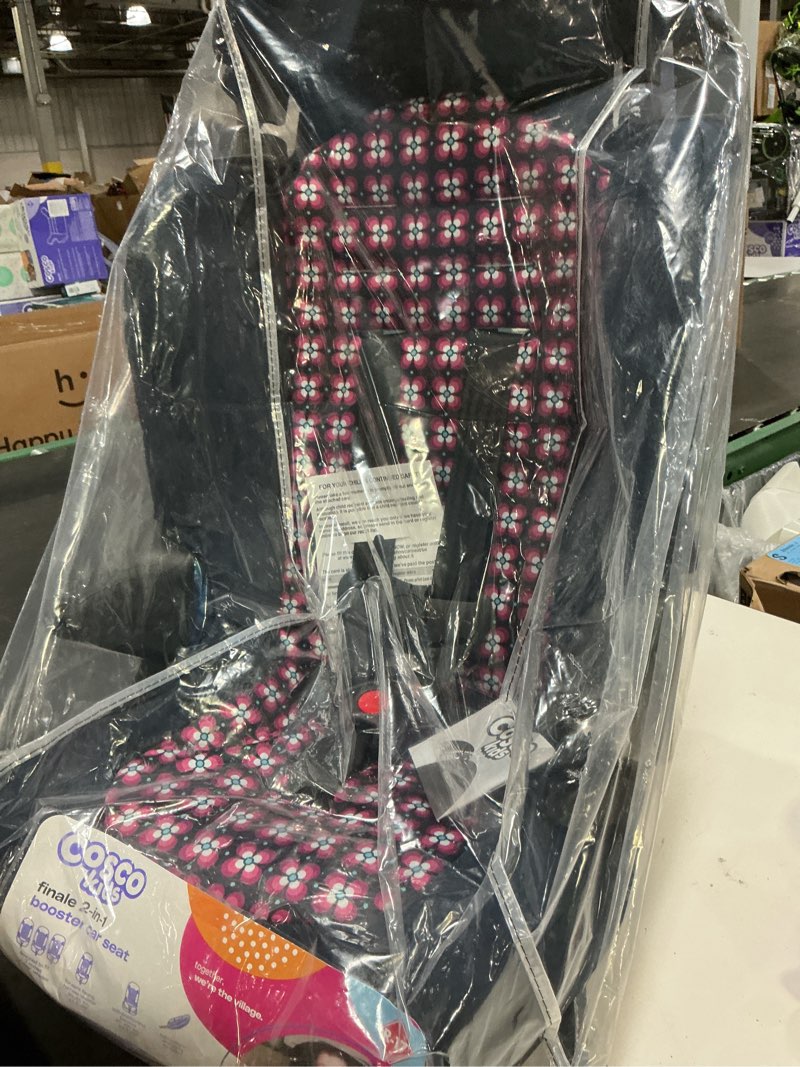 Condition photo showing Good Condition for cosco kids finale 2-in-1 toddler booster car seat, peony tiles ii