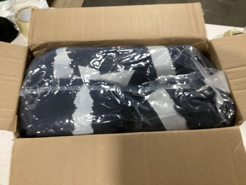 Condition photo showing New/Like New for Chunky Yarn for Hand Knitting - #10 Chunky Chenille Yarn, Jumbo Big Thick Chunky Yarns for Crocheting, Super Bulky Chunky Knit Blanket Yarns, 8 Skein (25 yds 8 oz Each Skein), Navy Blue 8 Pack Navy Blue