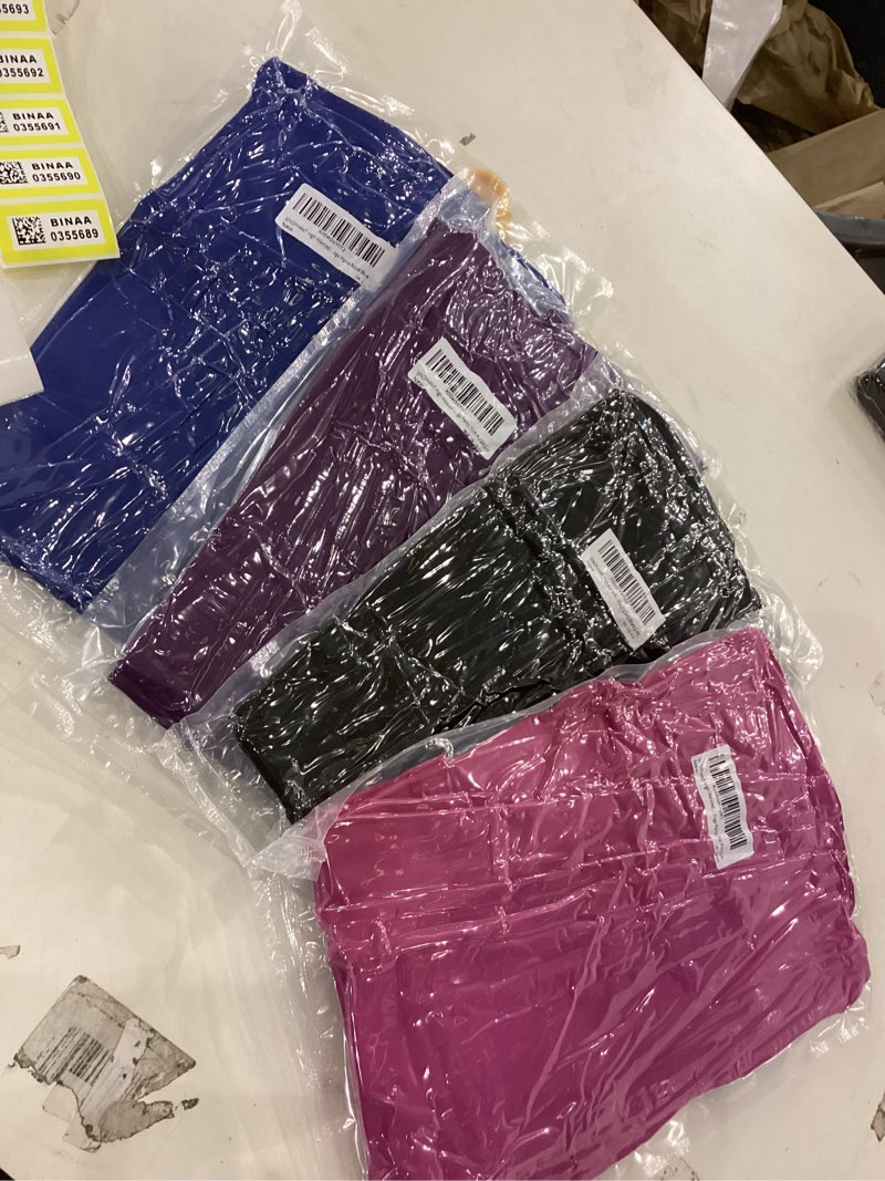 Snophant high waisted pants,royal blue,purple, pink and black 