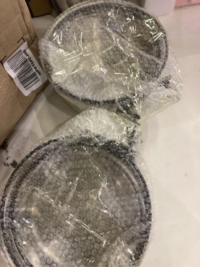 Condition photo showing Good Condition for No Spill Water Bowl for Dogs, Sturdy Stainless Steel Dog Dishes 2 Pack with Dog Bowl Holder Hanging on Pet Cage Kennel Crate, Detachable Metal Food/Water Bowl Set for Medium/Large Dogs Black