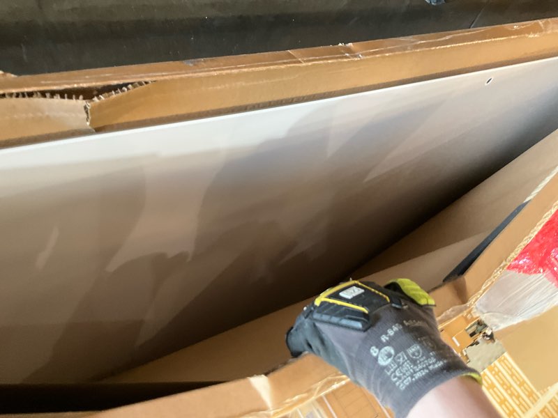 Condition photo showing As Is for tempered glass erase board