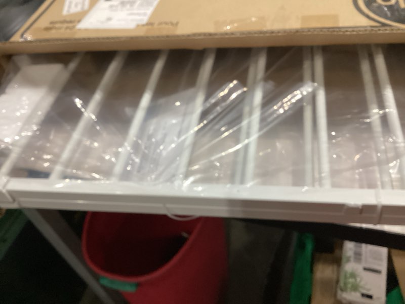 Condition photo showing Good Condition for Regalo Safety top of Stairway & Bottom Extra Wide Baby Gate, Includes Banister & Wall Mounting Kit, Babies, Toddlers & Pets, Ages 6–24 Months, Tested & Trusted, American Designed, Family Owned White 29-43"W x 30.5"H