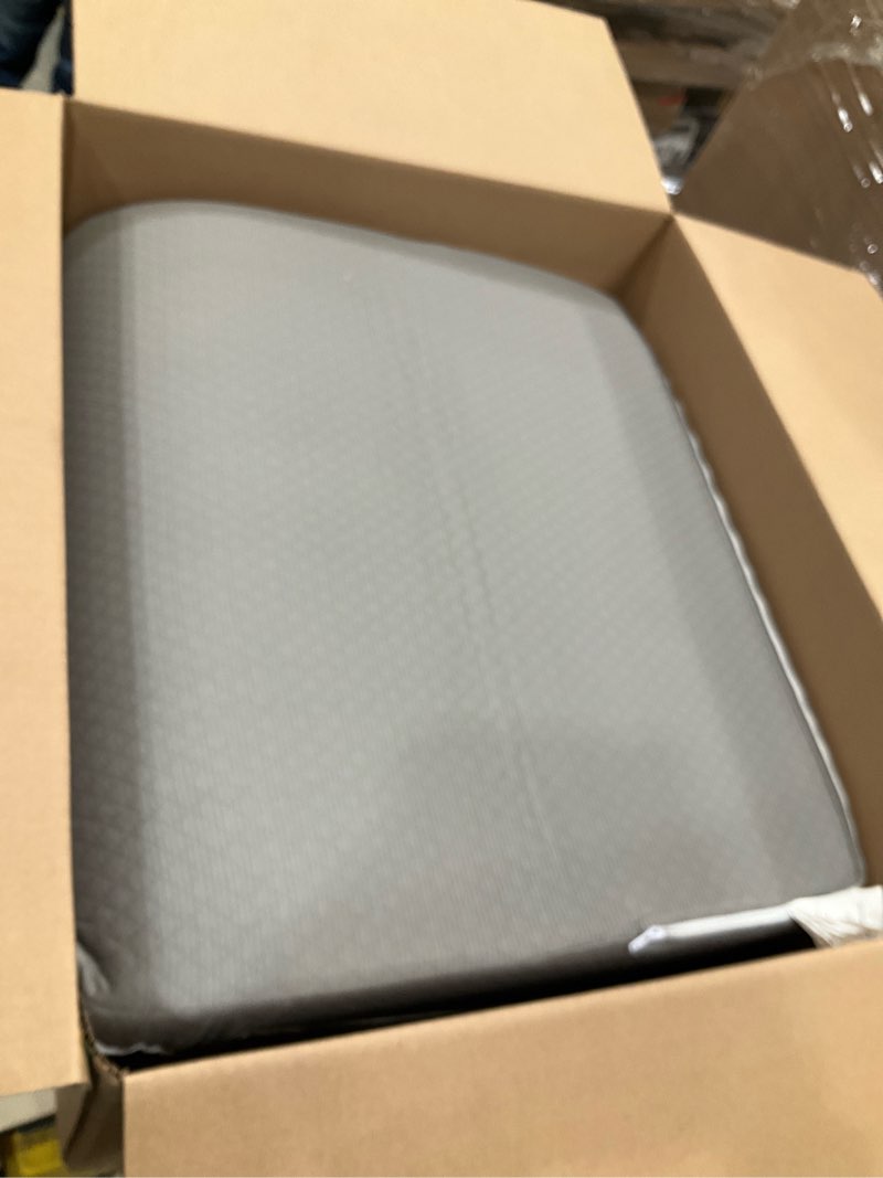 Condition photo showing As Is for Wedge Pillow for Sleep Apnea, Bed Wedge Pillow for Headboard, Headboard Triangle Pillow Wedge for Acid Reflux, After Surgery, Snoring, Cooling Memory Foam Top, Removable Cover, 24x24x12Inch 12 Inch White