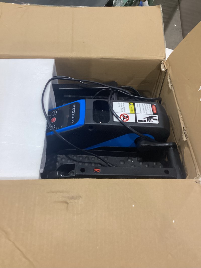 Condition photo showing Good Condition for under desk elliptical machine, electric elliptical exerciser for senior, quiet & small electric seated pedal exerciser for home with display monitor, remote control & 12 adjustable speeds blue