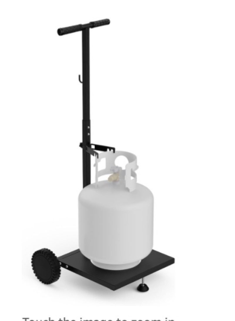 Stanbroil 20 lbs Propane Tank Cart, Durable Metal Hand Truck with Tank Holder for Propane Cylinder