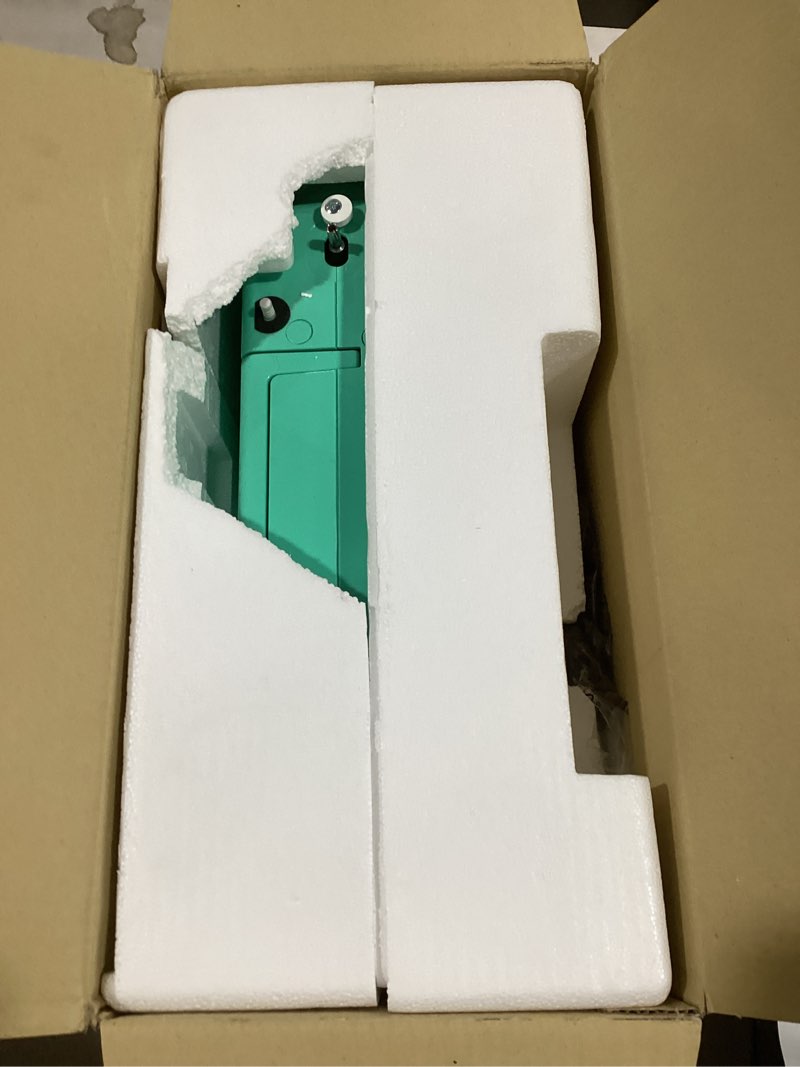 Condition photo showing New/Like New for Janome Arctic Crystal Easy-to-Use Sewing Machine with Interior Metal Frame, Bobbin Diagram, Tutorial Videos, Made with Beginners in Mind!, Turquiose