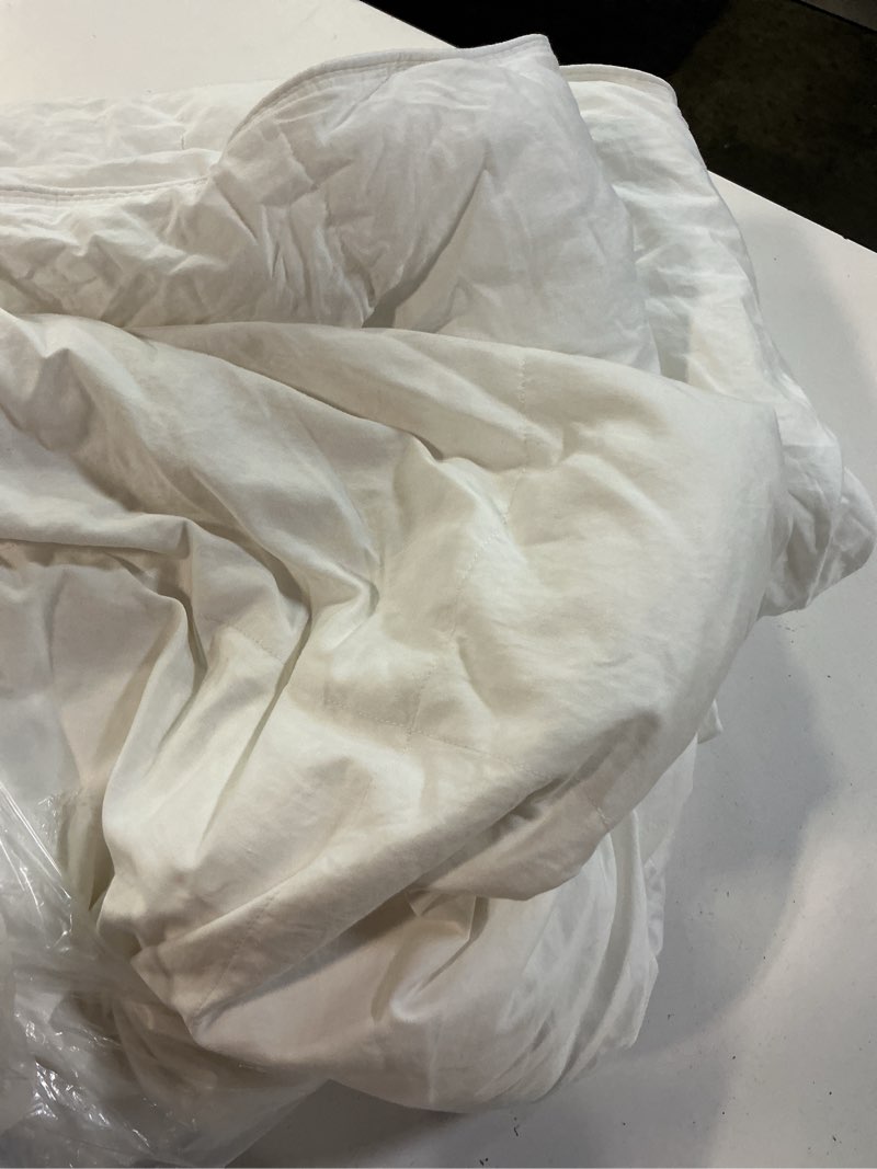Condition photo showing Good Condition for lightweight premium down alternative comforter, king/cal king, white
