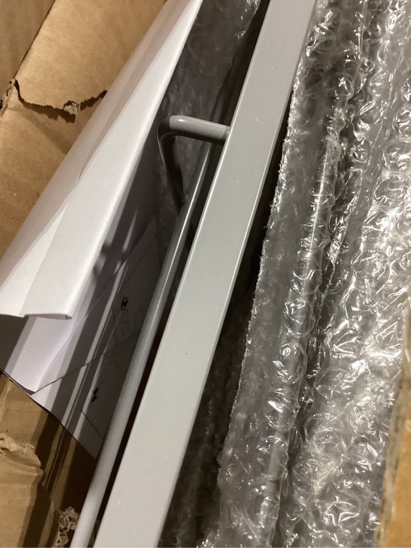 Condition photo showing Good Condition for 80QT Dual Pull Out Trash Can Under Cabinet with Soft-Close Slides, Heavy Duty Under Sink Trash Can Up to 130 LB for Kitchen, Garbage Can Not Included, Requires Minimum Cabinets Opening 16" W X 23" D 80QT 16" W X 23" D