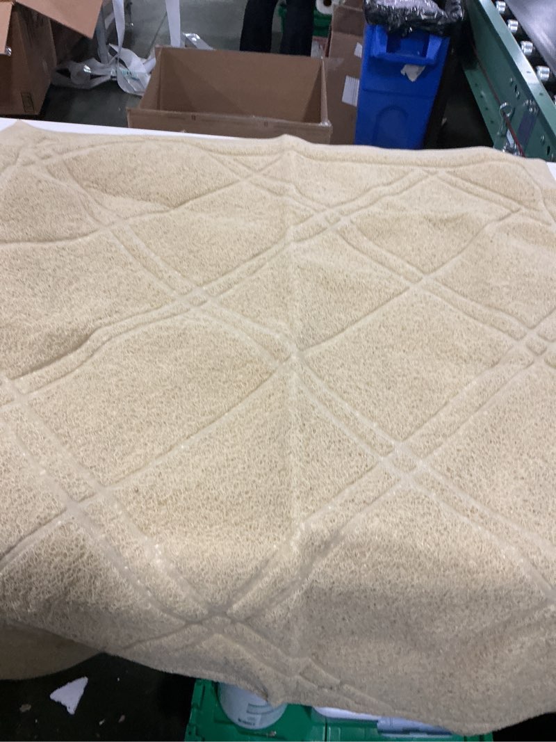 Condition photo showing Good Condition for Downtown Pet Supply - Padded Non-Slip Cat Litter Mat - Waterproof for All Litter Types - Beige Large 35 in x 42 in