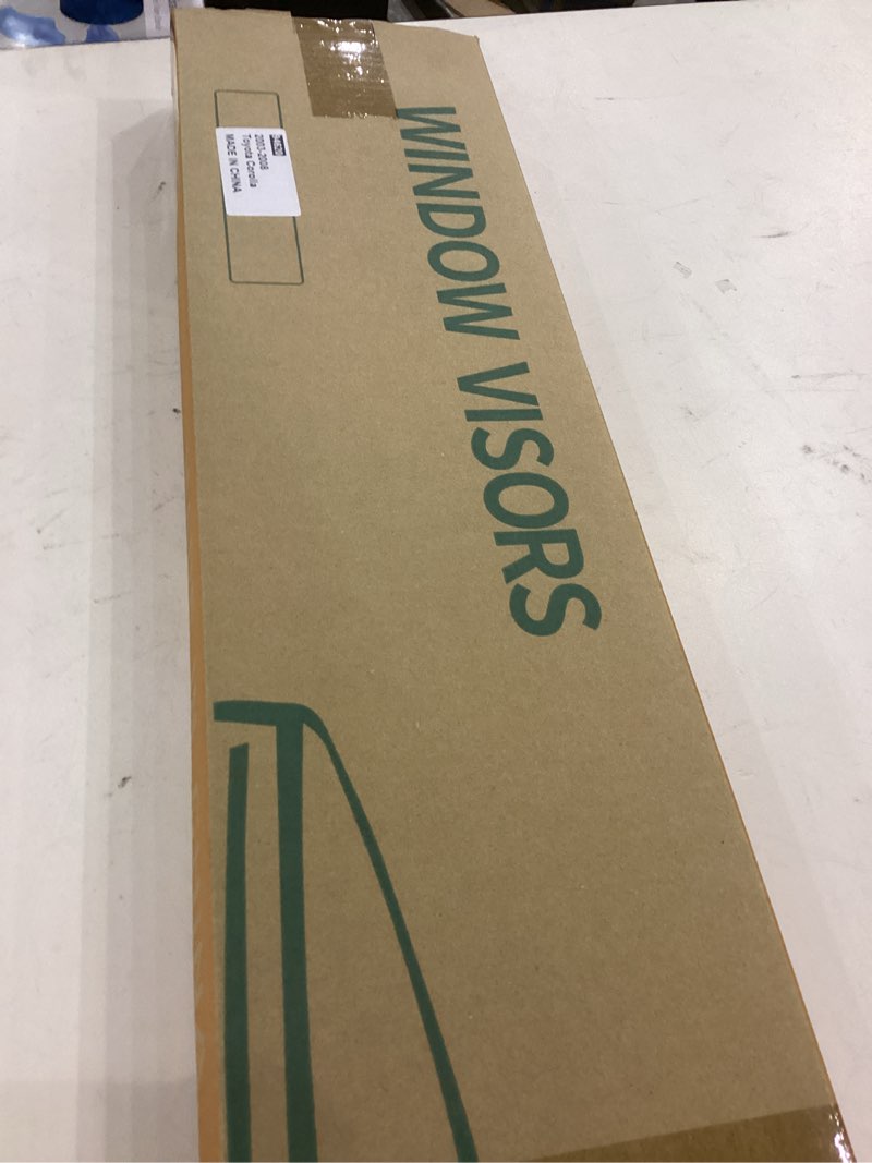 FEIDKS Tape-on Side Window Visors Deflector Rain Guard, 4pcs Set for 2003-2008 Toyota Corolla