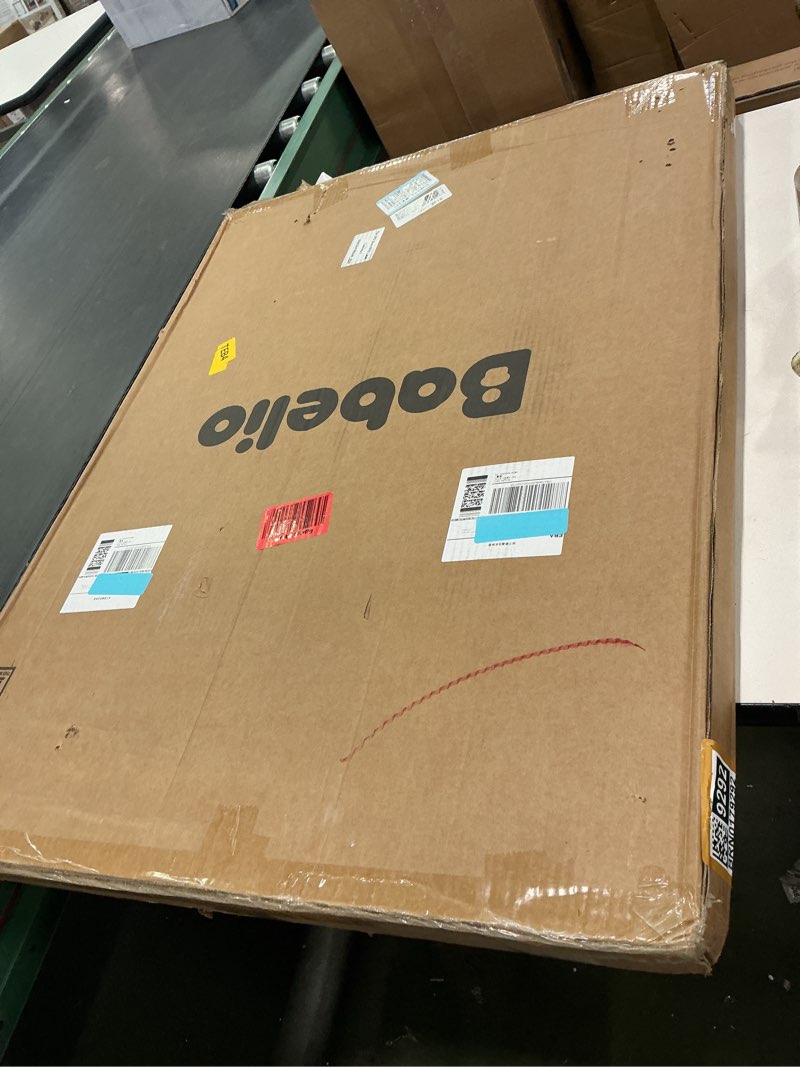 Condition photo showing New/Like New for BABELIO 36 Inch Extra Tall Baby Gate with Cat Door,29.5-40" Metal Pet Door for Stairs,Doorways,House,Auto Close,Easy Walk Thru,Black Black 29-40" Wide, 36" Tall