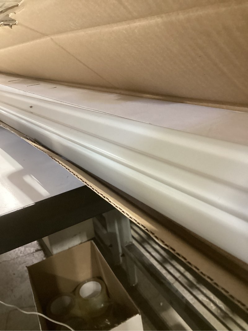 Condition photo showing As Is for levolor trim+go 13-piece vertical blind head rail