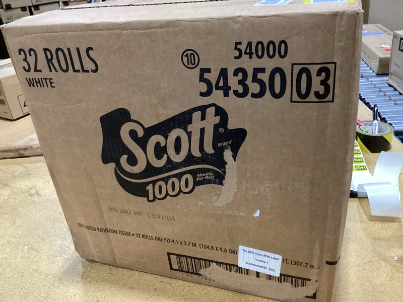 Condition photo showing New/Like New for scott 1000 toilet paper, 32 rolls, 1,000 sheets per roll (32,000 total)