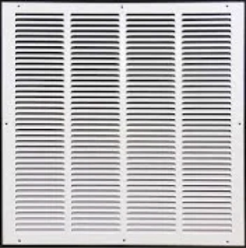 Howeall 20"W x 20"H [Duct Opening Size] Steel Return Air Grille, Air Return Vent Cover for Ceiling a