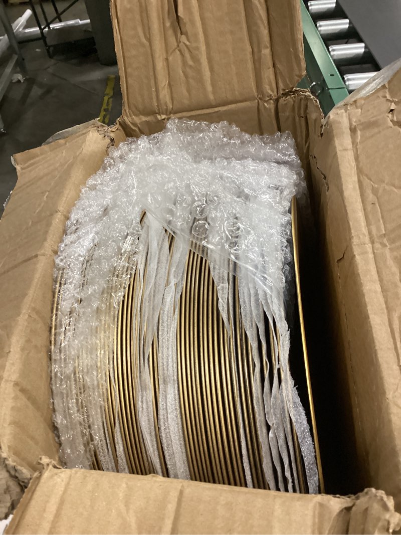 Condition photo showing Good Condition for Cheardia 12 Pack Plastic Gold Charger Plates, 13 Inch Round Decorative Serving Dinner Charger Plate Bulk for Wedding, Catering, Parties, Restaurant, Home