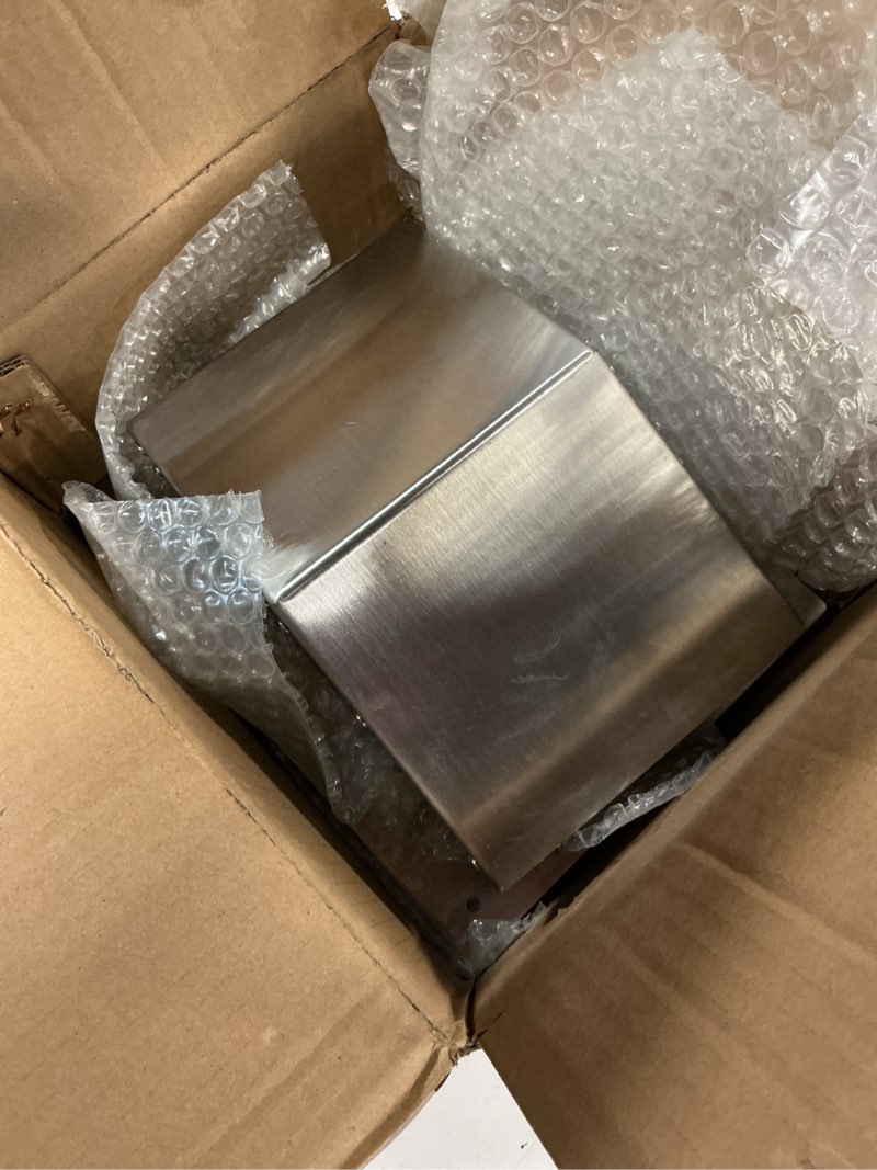Condition photo showing New/Like New for roof vent cap 4 inch removable roof vent dryer vent cap stainless steel attic vent cap with damper