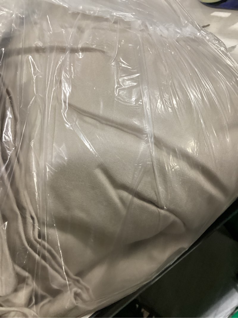 Condition photo showing Good Condition for bamboo sheet set sand color quince