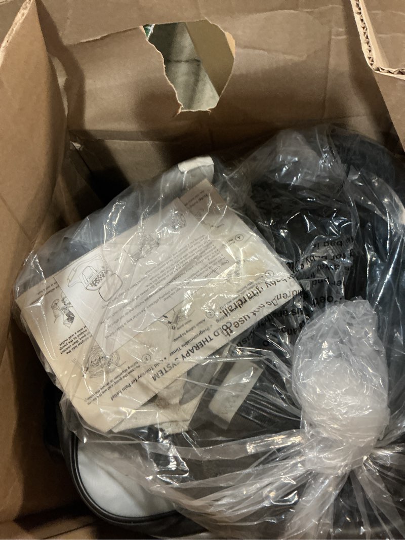 Condition photo showing As Is for ice machine for knee after surgery, portable cold therapy machine for knee replacement, programmable timer recovery system for acl, tkr & sports training recovery cryotherapy pain relief