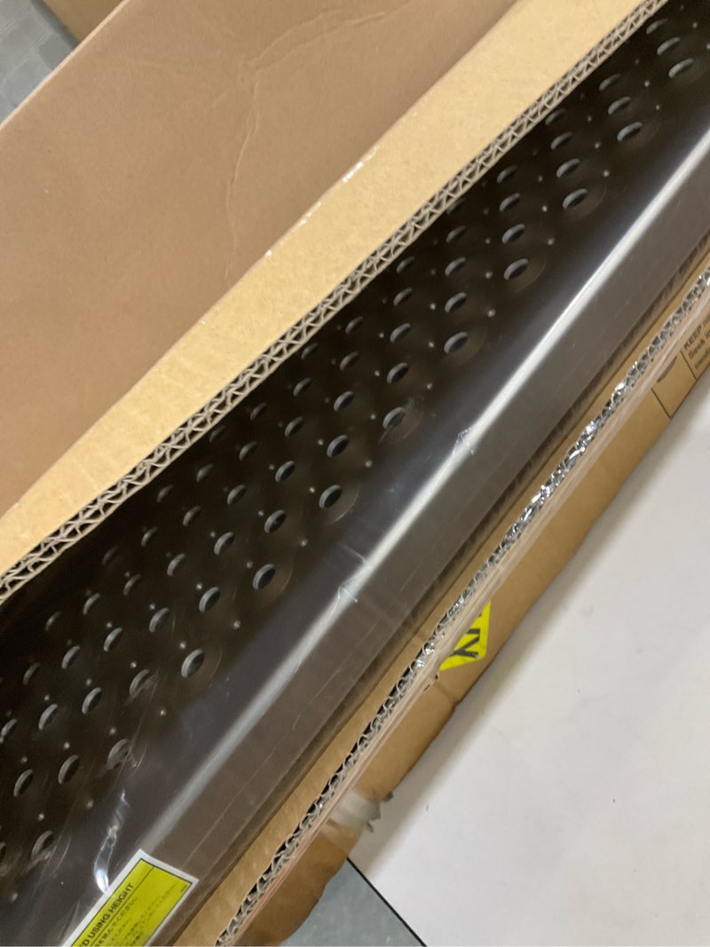 Condition photo showing Good Condition for ruedamann 2pcs 5ft aluminum shed ramps, rust proof, heavy duty 880 lbs capacity, 9'' wide loading ramps for lawn mower, utv, atv ramp for trailer, shed ramp for trailers, riding mowers, motorcycles 60" (880lbs) perforated 2