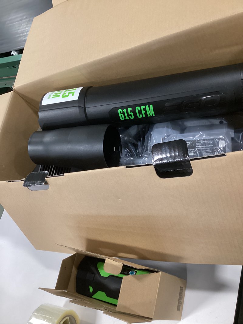Condition photo showing Good Condition for EGO Power+ LB6151 615 CFM Variable-Speed 56-Volt Lithium-ion Cordless Leaf Blower with 2.5Ah Battery and Charger, black
