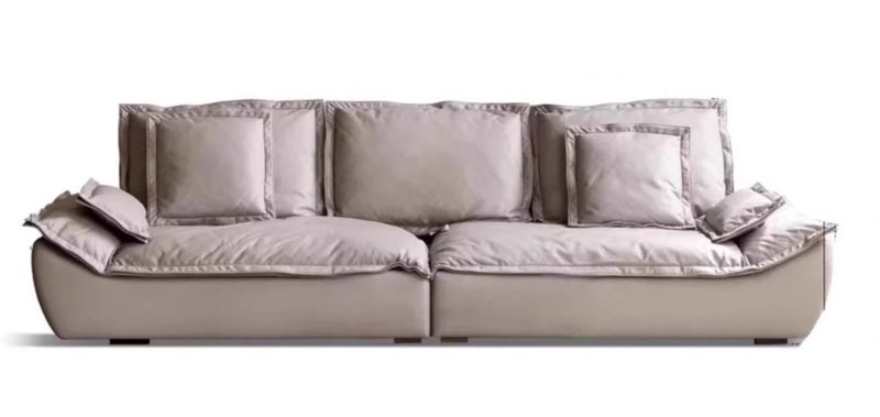 (Incomplete 1 box only) Technology Fabric Sofa Modern.