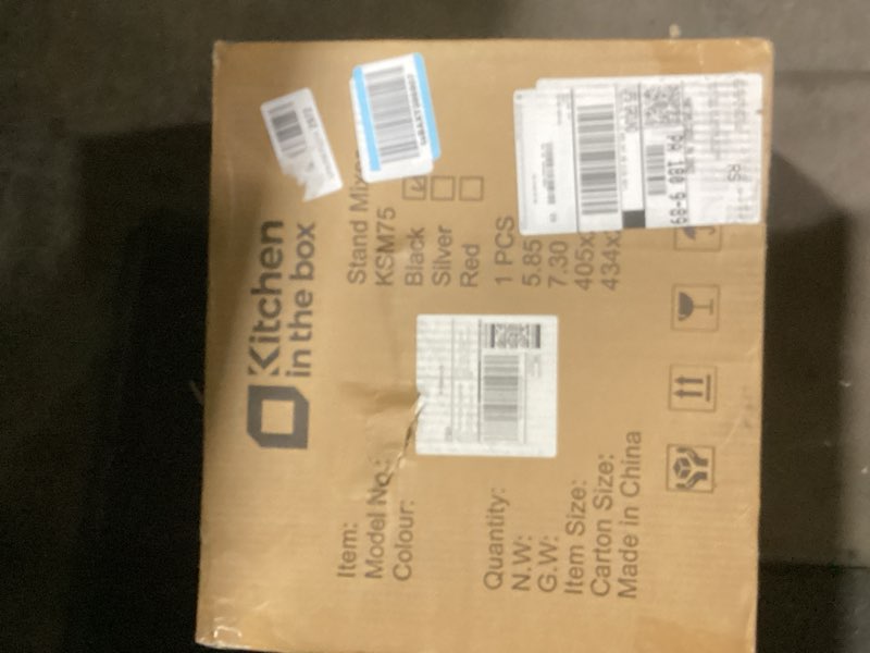 Box of assorted clothes