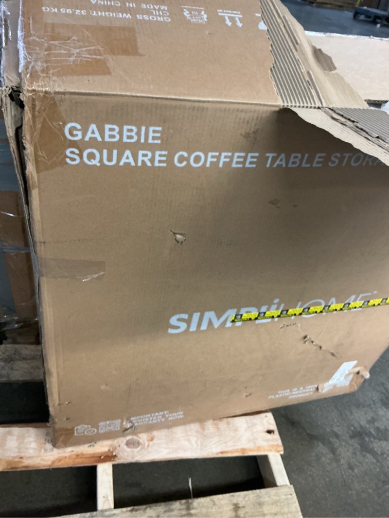 Condition photo showing Good Condition for Similar Gabbie Square Coffe Table Storage Ottoman