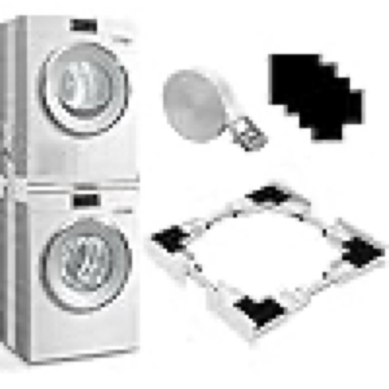 Upgrade Washer Dryer Stacking Kit, Universal Washer Dryer Stacking Kit Adjustable 29/28/27/26/25/24 Inch, Small Space Saving Solution Stacking Kit for Washer and Dryer with Ratchet Strap