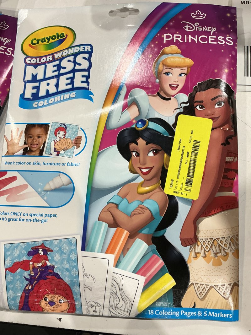 Condition photo showing As Is for crayola color wonder coloring pad & markers multicolored