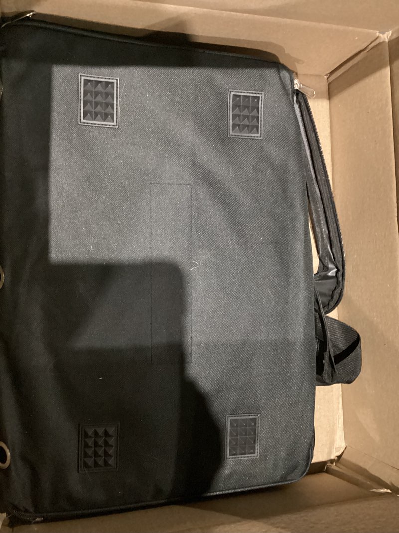 Condition photo showing As Is for Soft Sided Cat/Dog Carrier?Collapsible Mesh Pets Travel Carriers for Pet/Puppy with Shoulder Strap & Removable Mat?Top Load Small Dogs/Cats Carry Bag Up to 25 Lbs?Black - L? Black L
