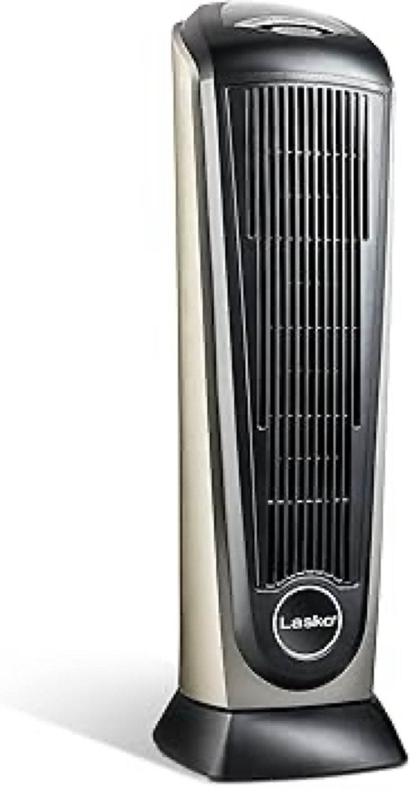 Lasko 1500W Ceramic Tower Space Heater with Remote, Thermostat, Timer & Widespread Oscillation, Portable Electric Heater for Indoor Use, Bedroom & Living Room, 751320