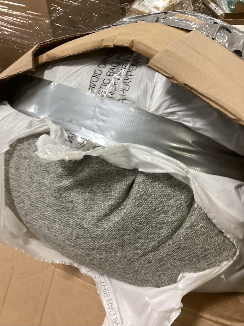 Condition photo showing As Is for Wedge Pillow Headboard Reading Pillow Triangular Backrest Support Pillow for Sitting in Bed Positioning Support Pillow for Sofa Daybed Removable Cover Grey 60CM