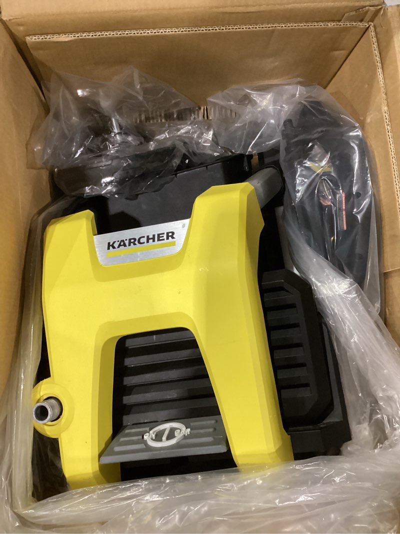 Condition photo showing Good Condition for Kärcher Pressure Washer K1700, CETA Certified, 3 Spray Nozzles, Detergent Tank, for Cars, Driveways, Siding, Patios, 1.2 max. GPM