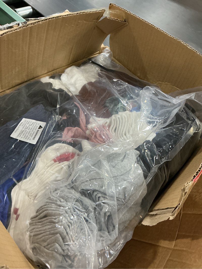 Condition photo showing New/Like New for 200 pairs quarter socks various sample value socks bulk pack for men women unisex homeless donation