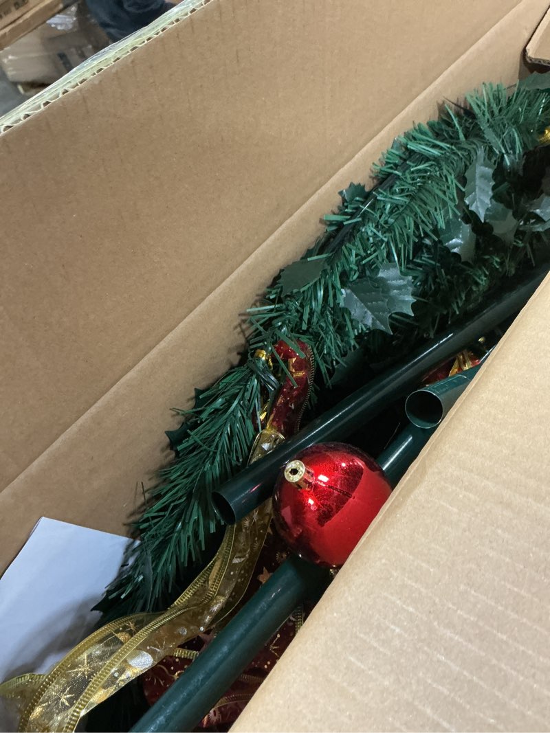 144 PCS/1.18 inch Christmas Tree Ornaments, Christmas Ball Decoration Set Color Mixing?Red Green Gold Blue Rose red Silver? Christmas Ball Shatterproof Hanging Tree Ornament Set Colorful