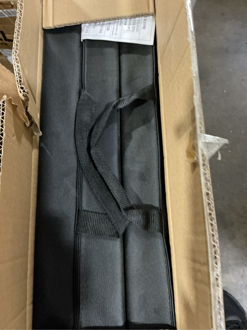 Condition photo showing Good Condition for cap barbell all purpose folding anti tear exercise training aerobic fitness gym & gymnastics balance mat | multiple colors 6' x 2' x 2.0" thick black